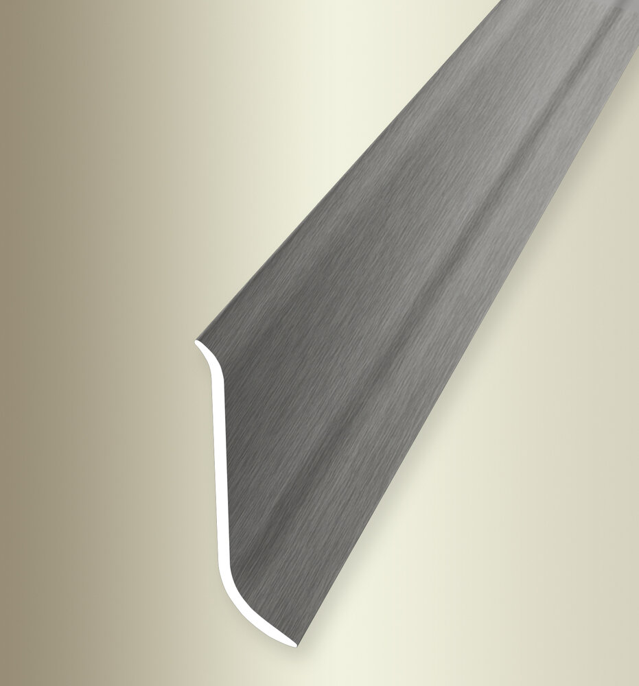 Küberit Alu Sockelleiste Typ 912 SK 250 cm, edelstahloptik (F2G) Küberit Alu Sockelleiste Typ 912 SK 250 cm, edelstahloptik (F2G)