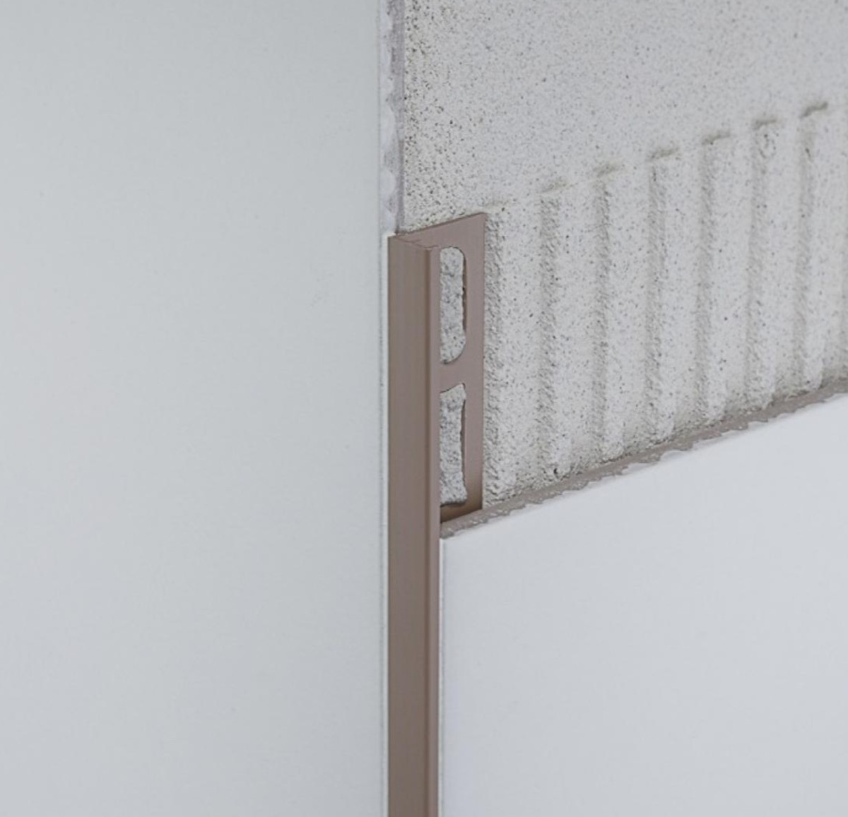 Profilpas Fliesenabschlußprofil (Trennschiene) PVC 10 mm, 270 cm, weiß Profilpas Fliesenabschlußprofil (Trennschiene) PVC 10 mm, 270 cm, weiß