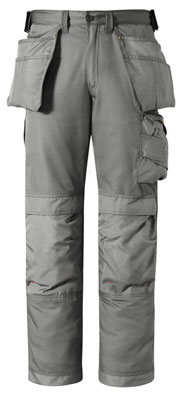 Bundhose CoolTwillT Gr. 160 grau mit Holstertaschen