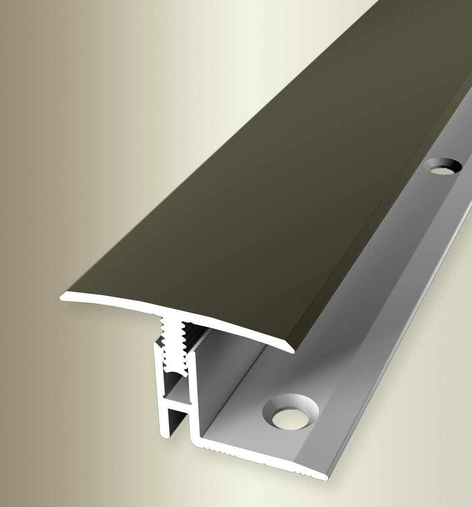 Küberit Übergangsprofil Mono-Clip Typ 561, 100 cm, bronze (F6)