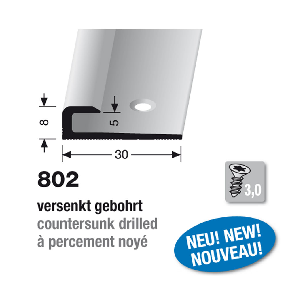 Küberit Alu Einfassprofil Typ 802 Küberit Alu Einfassprofil Typ 802