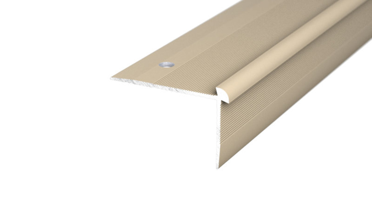 PRINZ Treppenkantenprofil Nr. 287,  2.5 x 39.5 x 25.5 mm, 250 cm, sahara PRINZ Treppenkantenprofil Nr. 287,  2.5 x 39.5 x 25.5 mm, 250 cm, sahara