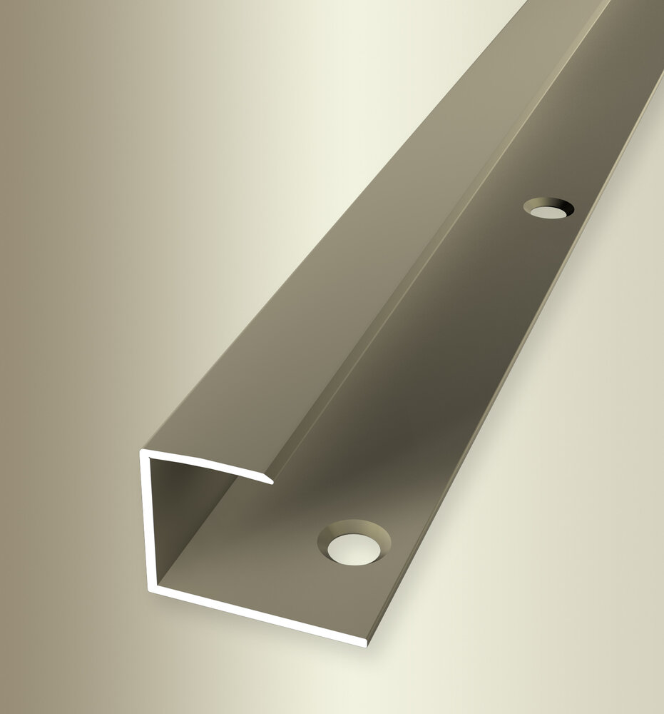 Küberit Alu Einfassprofil Typ 015, 270 cm, sand (F9)