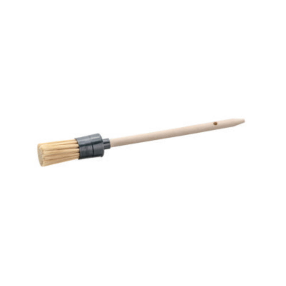 Haushaltsringpinsel Basic Pur, Holzstiel, Kunststoff-Fassung, helle Kunstborste, Gr.06 Haushaltsringpinsel Basic Pur, Holzstiel, Kunststoff-Fassung, helle Kunstborste, Gr.06