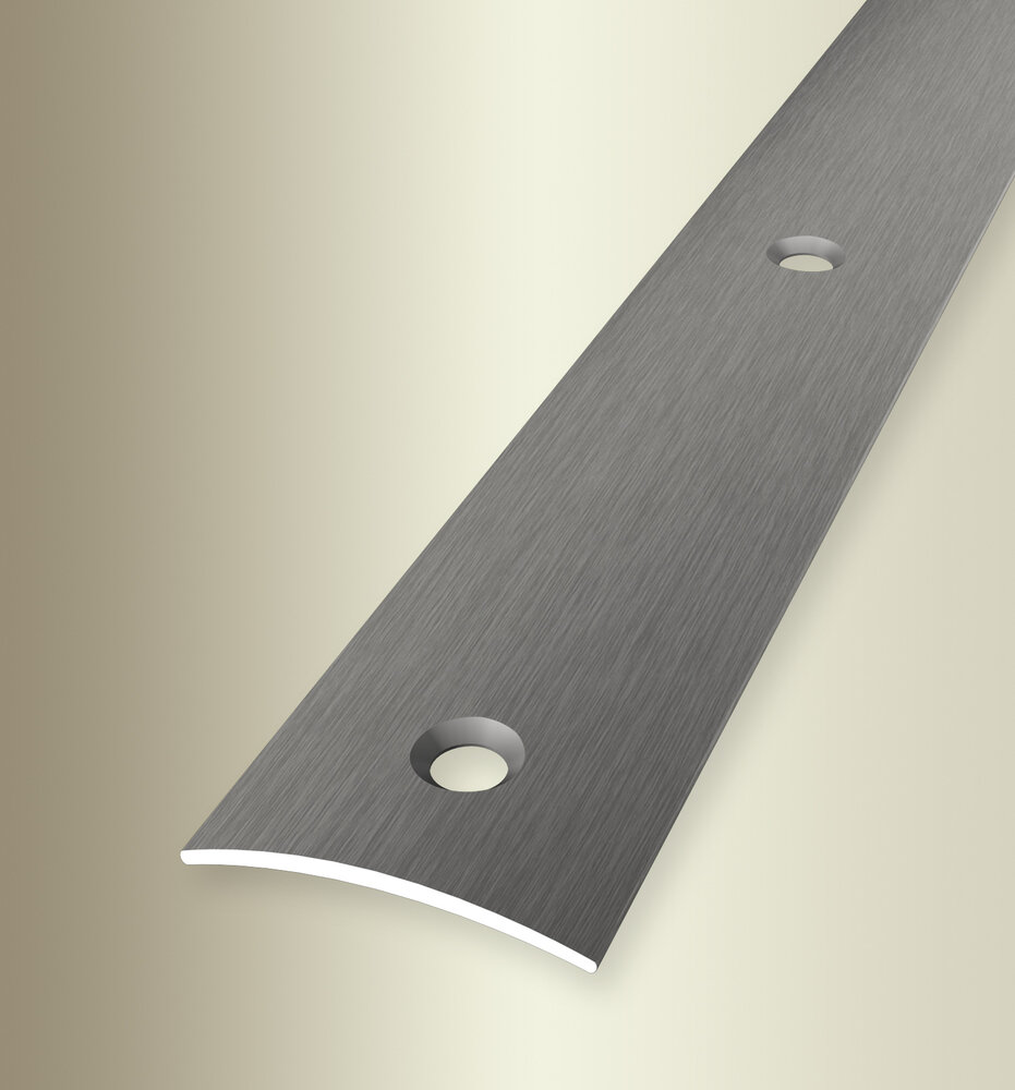 Küberit Alu Übergangsprofil 20 mm, Typ 458, 100 cm, edelstahloptik f.g. (F2G)