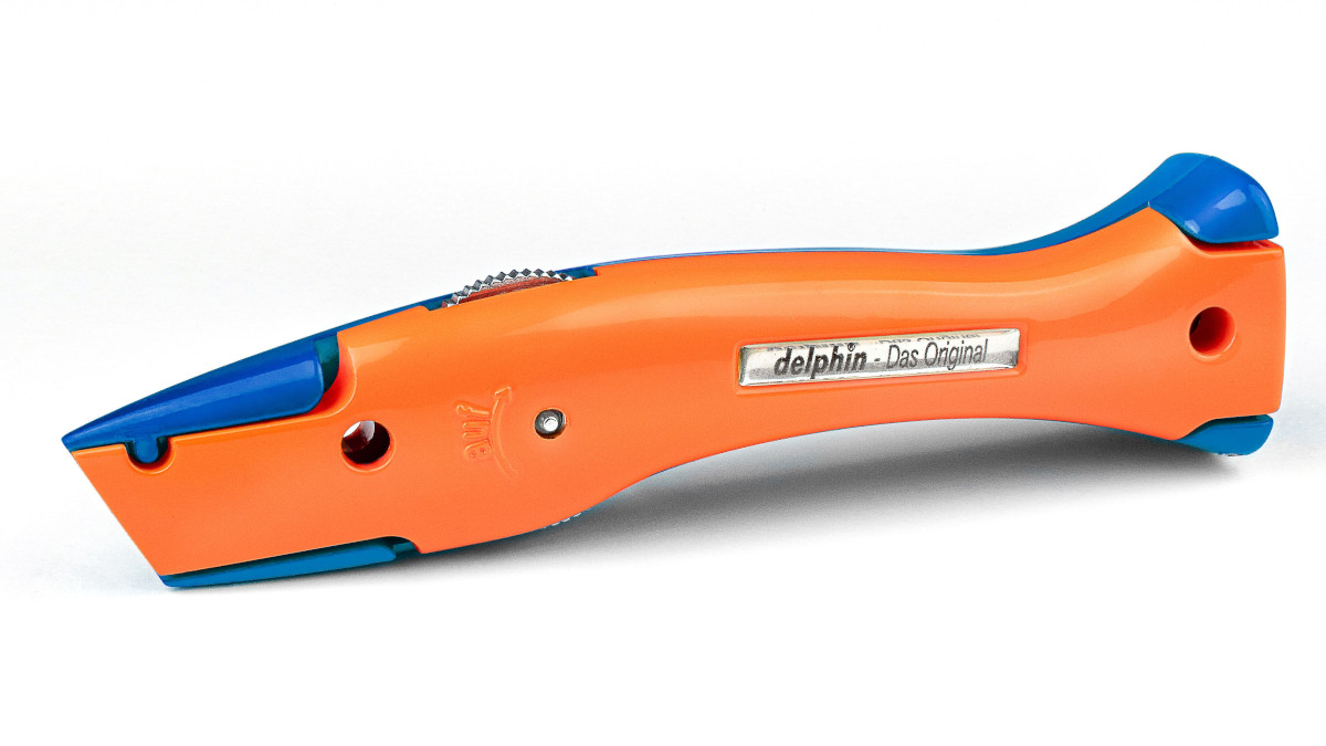 Delphin® 03 - Universalmesser Das Original, blau-orange Delphin® 03 - Universalmesser Das Original, blau-orange