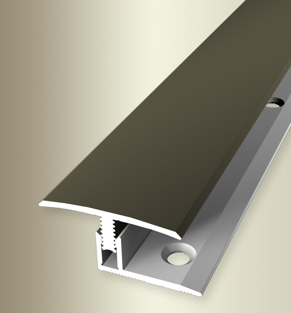 Küberit Übergangsprofil Mono-Clip Typ 558, 100 cm, bronze (F6)