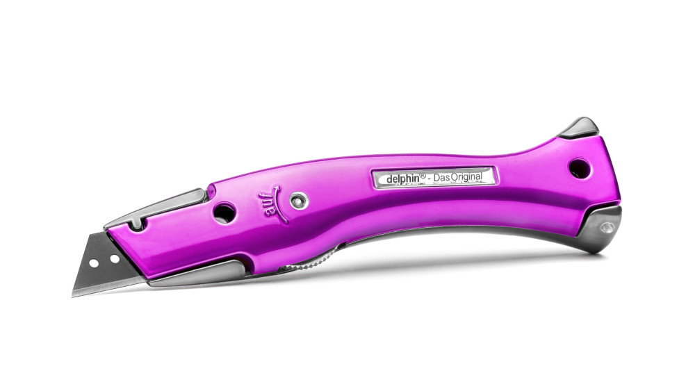 Delphin® 03 - Universalmesser Das Original, Style-Edition 2-farbig, Candy Schwarz-Candy Violett Delphin® 03 - Universalmesser Das Original, Style-Edition 2-farbig, Candy Schwarz-Candy Violett