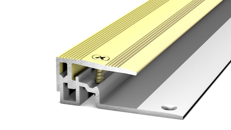 PRINZ PS400 Alu Abschlussprofil Nr. 407, 7 - 17,5 mm, 270 cm, sahara