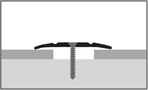 Küberit Alu Übergangsprofil 38 mm Typ 438, 270 cm, edelstahloptik (F2) Küberit Alu Übergangsprofil 38 mm Typ 438, 270 cm, edelstahloptik (F2)