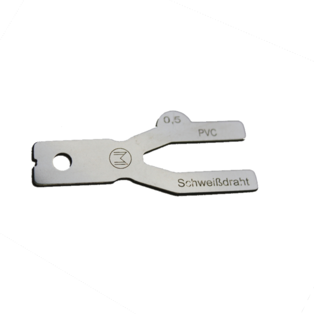 Mozart Distanzgabel 0,5 mm für Abstoßmesser 260001, 60 x 21 x 0.50 mm PVC Mozart Distanzgabel 0,5 mm für Abstoßmesser 260001, 60 x 21 x 0.50 mm PVC