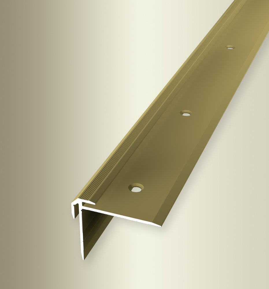 Küberit Alu Treppenkantenprofil Typ 832, 250 cm, gold (F5)