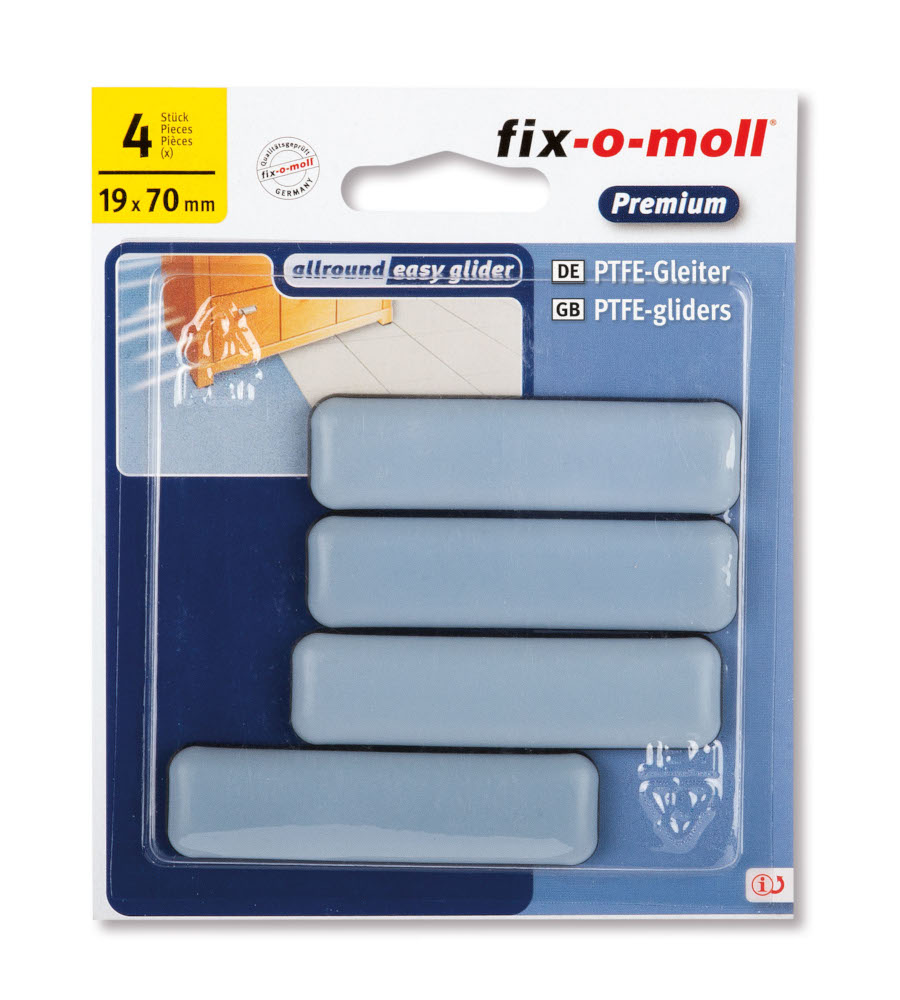 fix-o-moll PTFE Allround Easy-Glider, 70 x 19 mm, 4 Stück fix-o-moll PTFE Allround Easy-Glider, 70 x 19 mm, 4 Stück