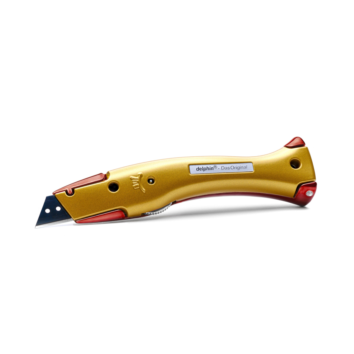 Delphin® 03 - Universalmesser Das Original, Style-Edition 2-farbig, Candy Rot-Candy Gold Delphin® 03 - Universalmesser Das Original, Style-Edition 2-farbig, Candy Rot-Candy Gold