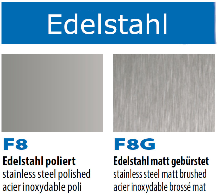Küberit Fliesenabschluß 3 mm Typ301G 250cm, edelstahl poliert (F8) Küberit Fliesenabschluß 3 mm Typ301G 250cm, edelstahl poliert (F8)