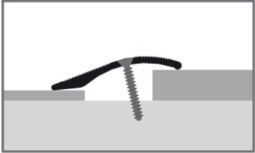 Küberit Abschlußprofil Typ 247, 0-18 mm 270 cm, Messing (F7) Küberit Abschlußprofil Typ 247, 0-18 mm 270 cm, Messing (F7)