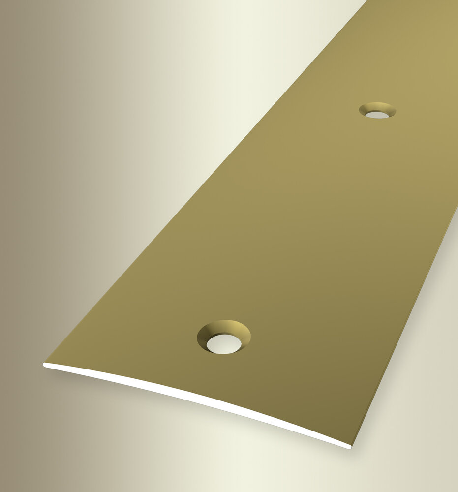 Küberit Übergangsprofil Aluminium 100 mm Typ 466, 100 cm, gold (F5), gold  (F5), 100 cm