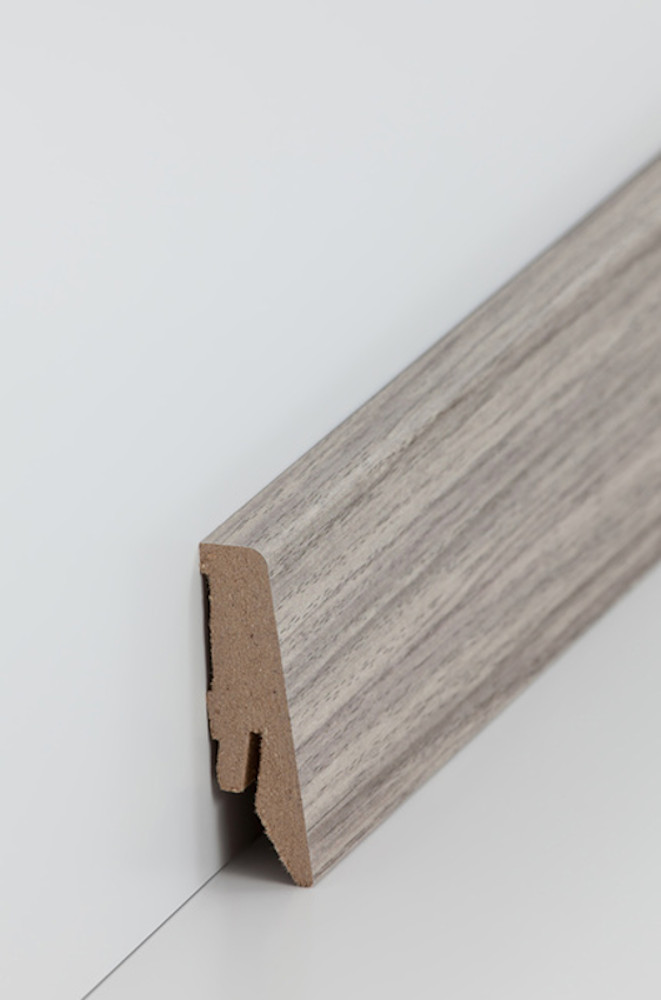 SÜDBROCK MDF Fußleiste 18 x 58 mm, mit Dekorfolie ummantelt, Nussbaum Colorado (25), 240 cm SÜDBROCK MDF Fußleiste 18 x 58 mm, mit Dekorfolie ummantelt, Nussbaum Colorado (25), 240 cm