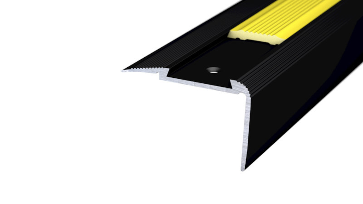 PRINZ Alu Treppenkantenprofil Nr. 193 (Kombiprofil) 54 x 27 mm, 250 cm, schwarz PRINZ Alu Treppenkantenprofil Nr. 193 (Kombiprofil) 54 x 27 mm, 250 cm, schwarz