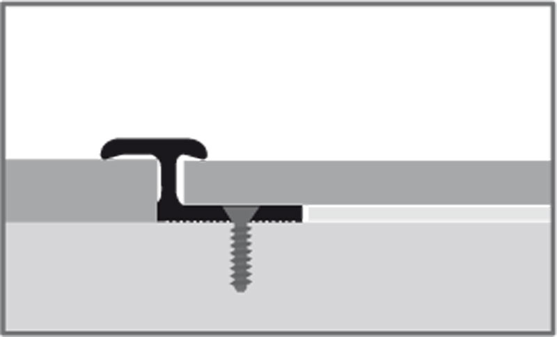 Küberit Doppel-Einfassprofil Typ 223, 270 cm, Messing poliert (F7)