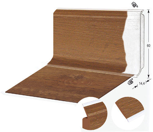 BOLTA Hartschaum-Sockelleiste 250 cm, weiß (0101)