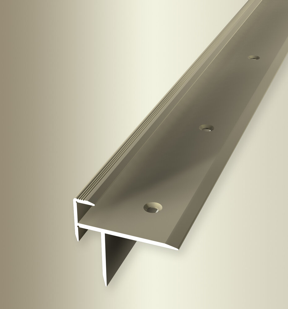 Küberit Alu Treppenkantenprofil Typ 209, 8,7 mm, 100 cm, sand (F9) Küberit Alu Treppenkantenprofil Typ 209, 8,7 mm, 100 cm, sand (F9)