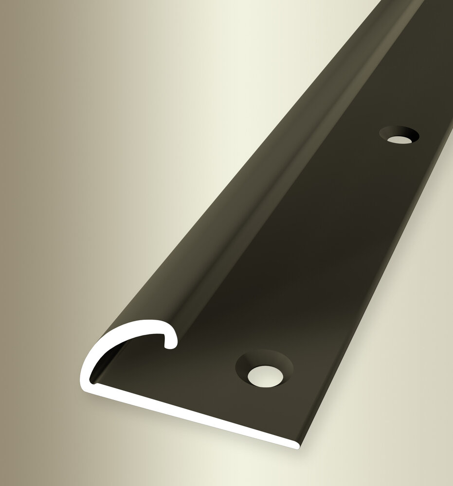 Küberit Alu Abschlussprofil Typ 370, 100 cm, bronze (F6)
