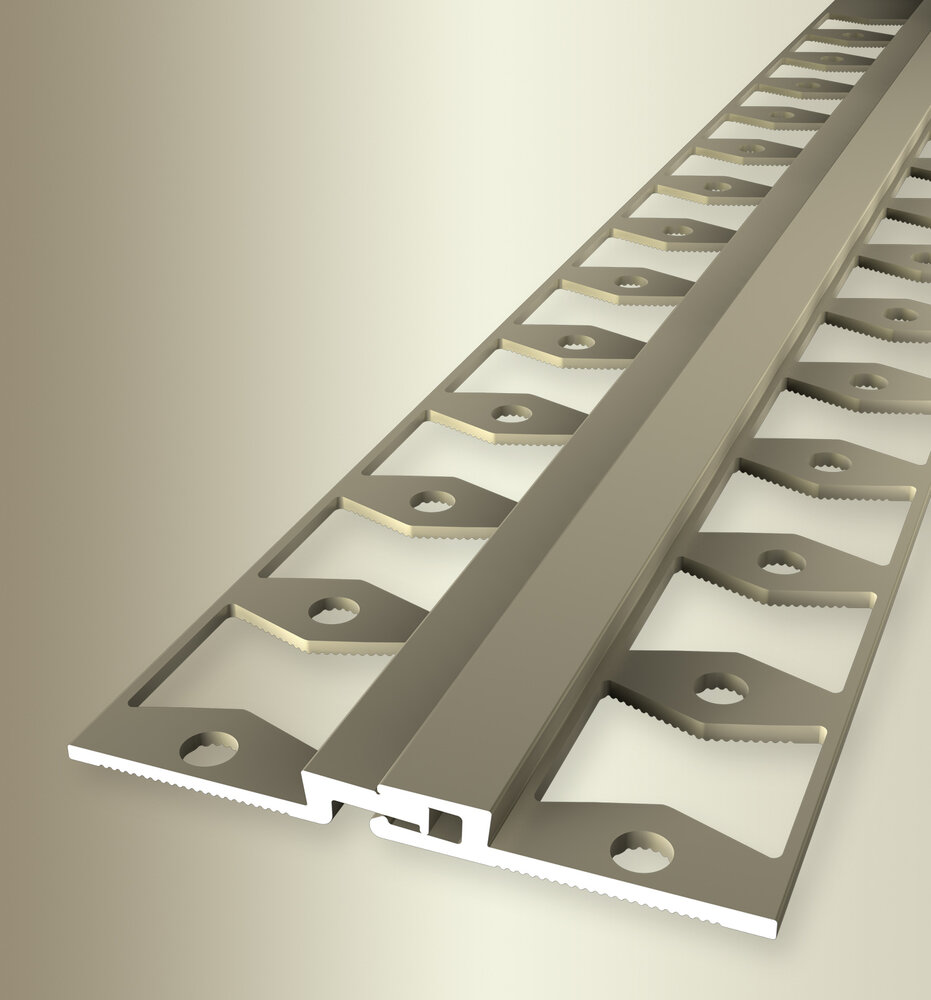 Küberit Alu Dehnungsprofil Typ 317 G, 3 mm, 270 cm, sand (F9) Küberit Alu Dehnungsprofil Typ 317 G, 3 mm, 270 cm, sand (F9)