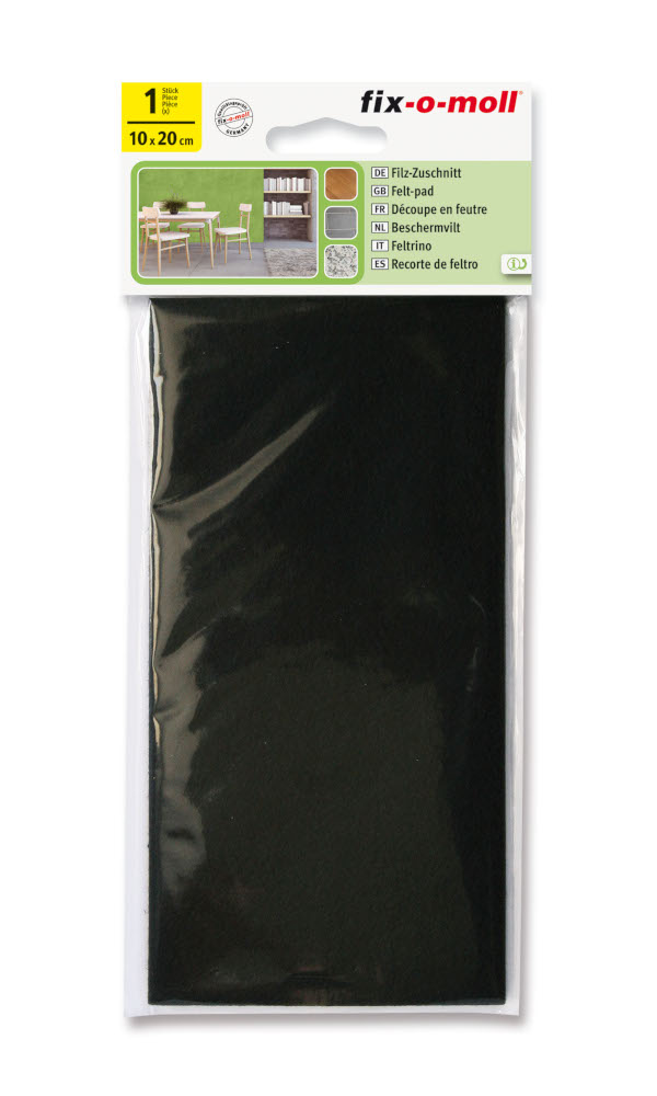 fix-o-moll Filz-Zuschnitt 10 x 20 cm, braun fix-o-moll Filz-Zuschnitt 10 x 20 cm, braun