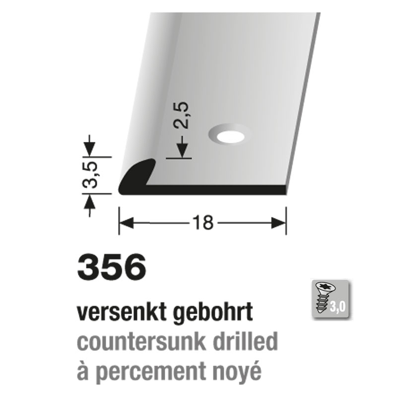 Küberit Alu Abschlussprofil Typ 356