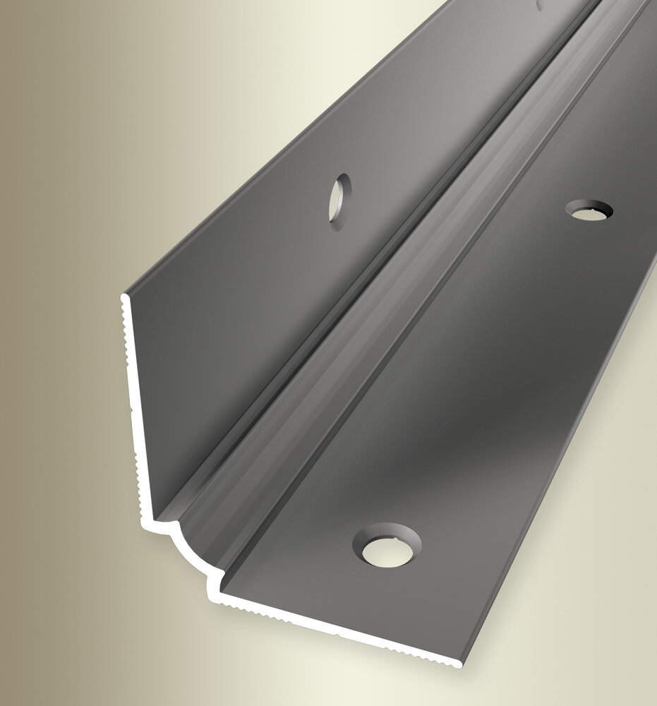 Küberit Treppeninnenwinkel Typ 871 IW, 250 cm, edelstahloptik (F2) Küberit Treppeninnenwinkel Typ 871 IW, 250 cm, edelstahloptik (F2)