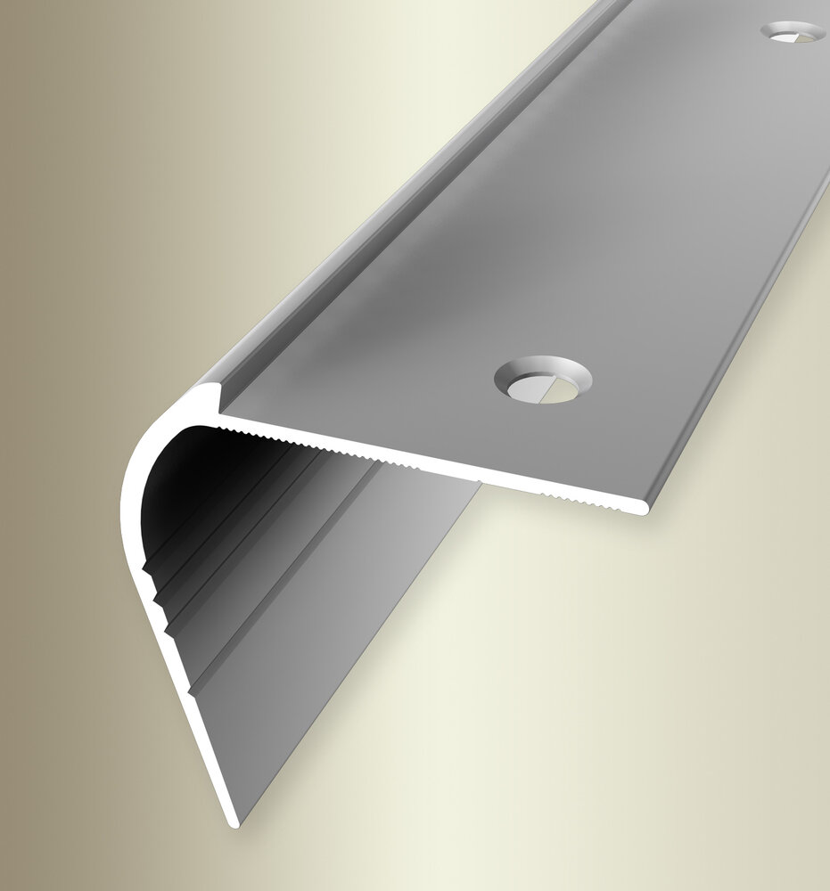 Küberit Alu Treppenkantenprofil Typ 865, 500 cm, silber (F4)