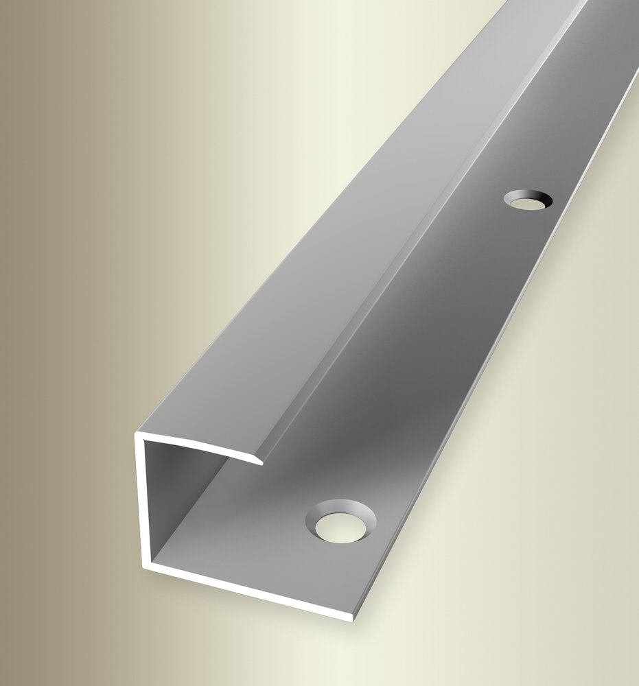 Küberit Alu Einfassprofil Typ 015, 270 cm, silber (F4) Küberit Alu Einfassprofil Typ 015, 270 cm, silber (F4)