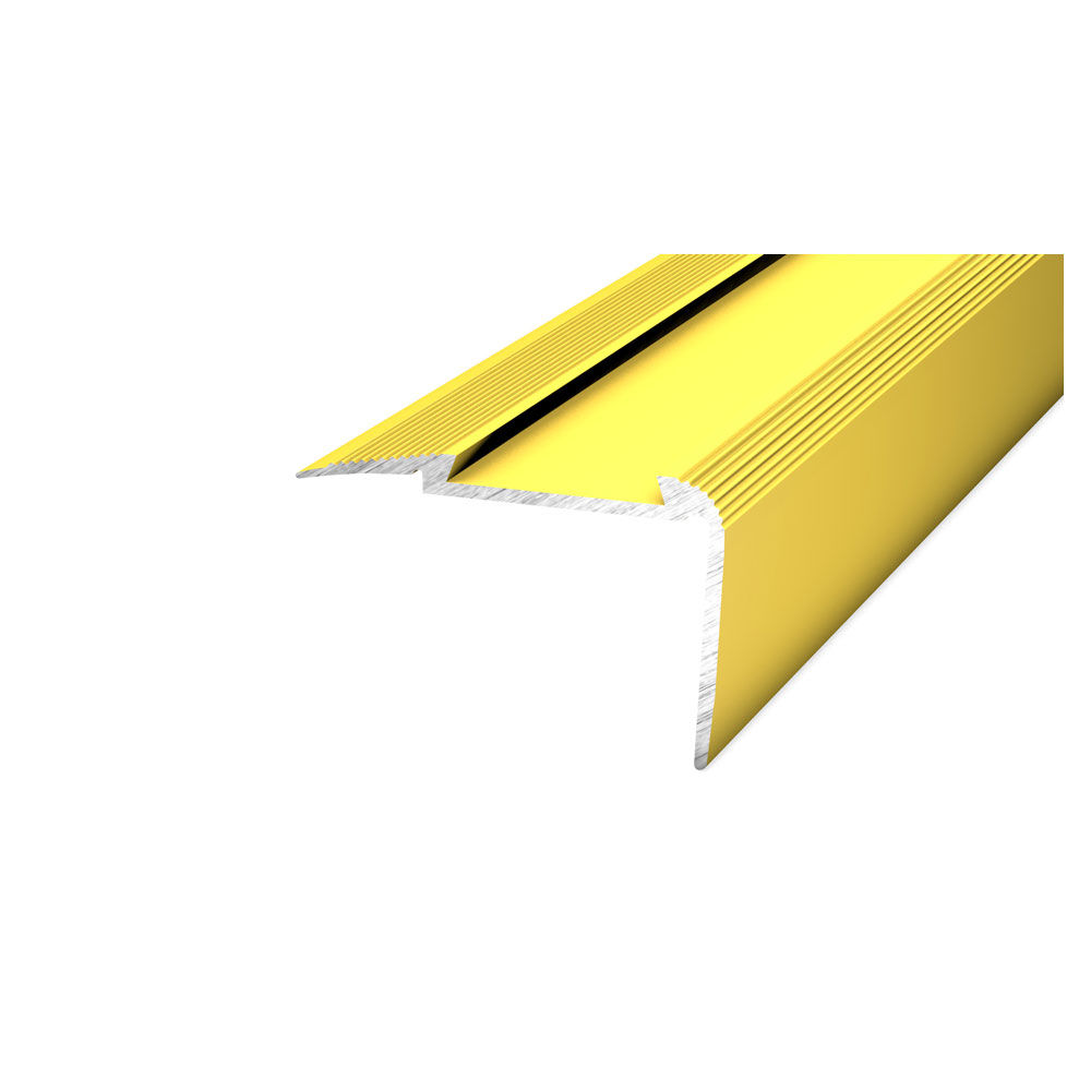 PRINZ Alu Treppenkantenprofil Nr. 193 (Kombiprofil) 54 x 27 mm, 500 cm, gold PRINZ Alu Treppenkantenprofil Nr. 193 (Kombiprofil) 54 x 27 mm, 500 cm, gold