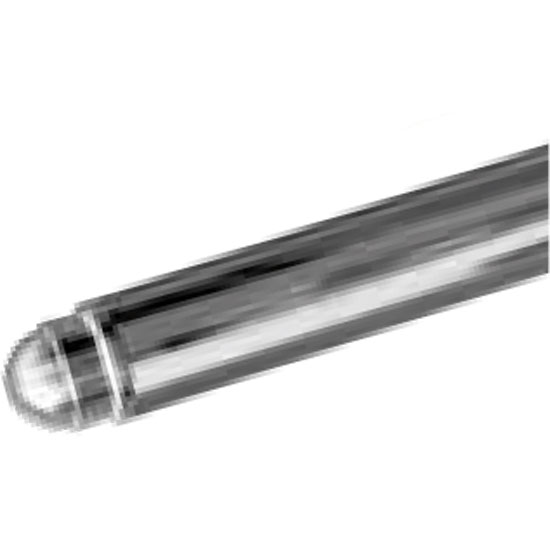 Küberit Treppenstange hohl Ø 9 mm mit Eichelköpfen, 80 cm, Messing glanz vernickelt (F71) Küberit Treppenstange hohl Ø 9 mm mit Eichelköpfen, 80 cm, Messing glanz vernickelt (F71)