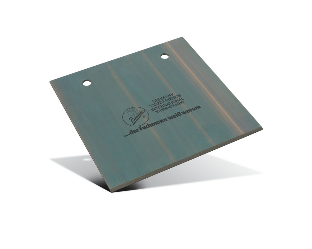 Pajarito Stoßscharrenblatt 846E, 2 mm stark, 150 mm breit Pajarito Stoßscharrenblatt 846E, 2 mm stark, 150 mm breit