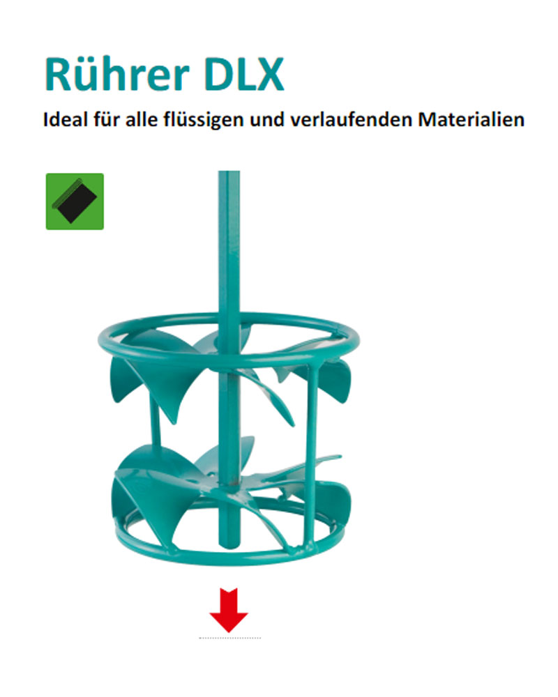 COLLOMIXER DLX152M für 30 - 50 kg, Ø 150 mm