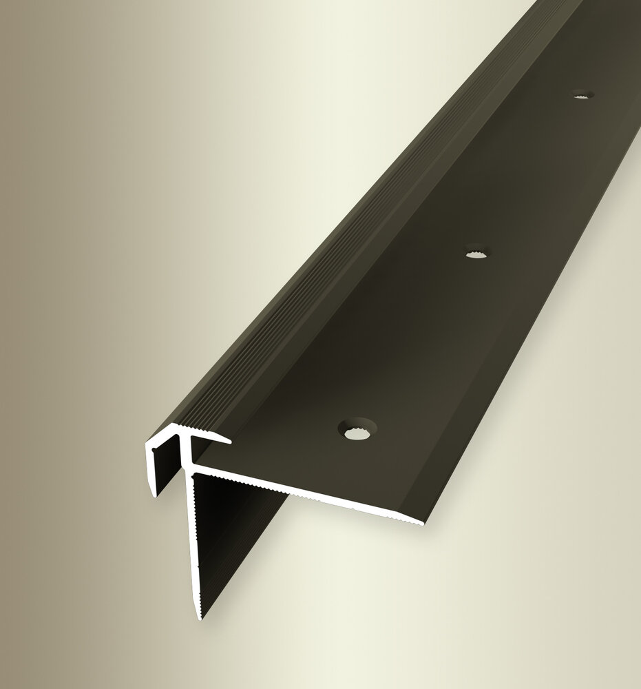 Küberit Alu Treppenkantenprofil Typ 835, 250 cm, bronze (F6) Küberit Alu Treppenkantenprofil Typ 835, 250 cm, bronze (F6)