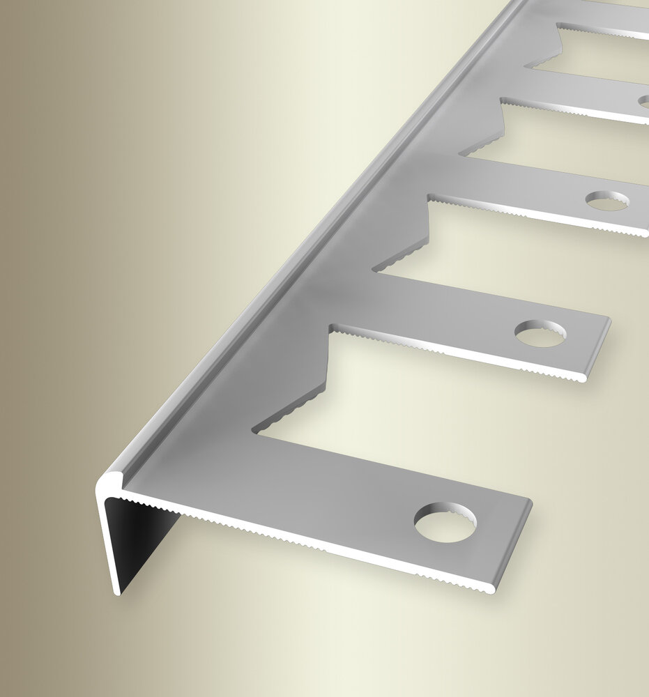Küberit Alu Treppenkantenprofil Typ 859 EB, 250 cm, silber (F4) Küberit Alu Treppenkantenprofil Typ 859 EB, 250 cm, silber (F4)