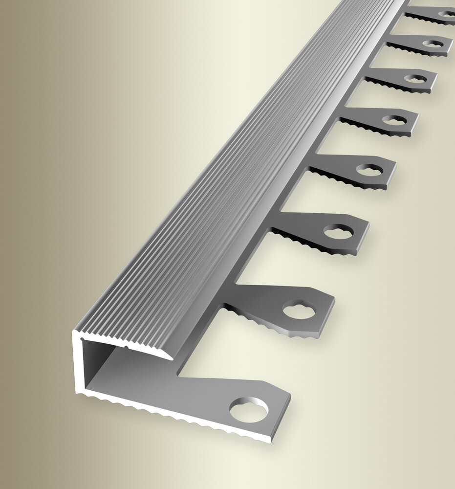 Küberit Alu Einfassprofil Typ 210 EB, 7,2-8,2 mm, 270 cm, silber (F4) Küberit Alu Einfassprofil Typ 210 EB, 7,2-8,2 mm, 270 cm, silber (F4)
