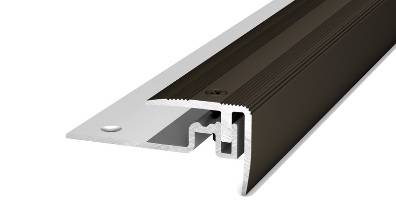 PRINZ PS400 Alu Treppenkantenprofil Nr. 420, 30 x 25 mm, 100 cm, bronze PRINZ PS400 Alu Treppenkantenprofil Nr. 420, 30 x 25 mm, 100 cm, bronze