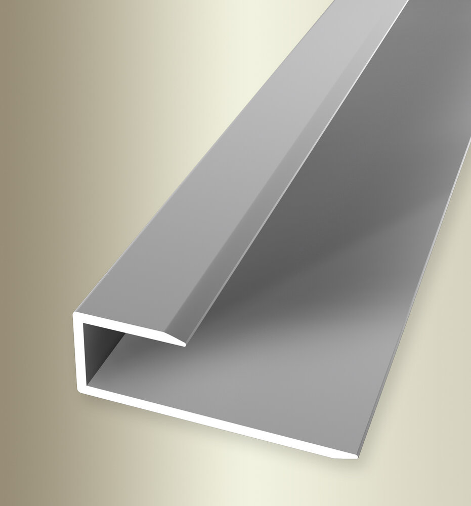 Küberit Abschluss und Einfassprofil Typ 201 U, 270 cm, silber (F4) Küberit Abschluss und Einfassprofil Typ 201 U, 270 cm, silber (F4)