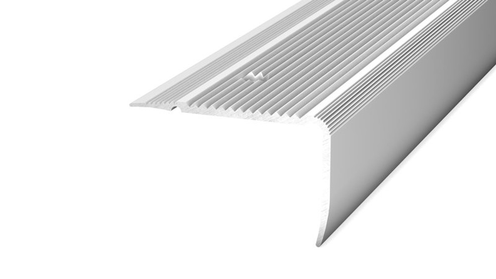 PRINZ Treppenkantenprofil Nova Nr.166, 70 x 44 mm, 250 cm, silber