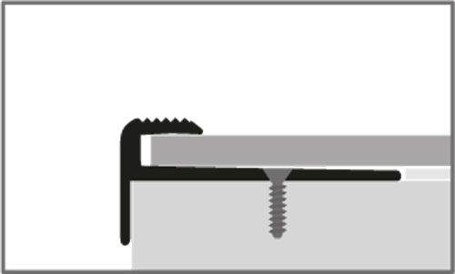Küberit Alu Einfassprofil Typ 811, 100 cm, poliert (F3) Küberit Alu Einfassprofil Typ 811, 100 cm, poliert (F3)