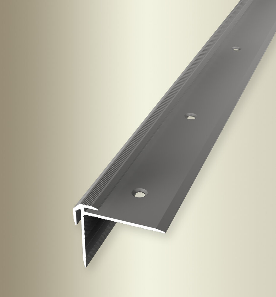 Küberit Alu Treppenkantenprofil Typ 832, 250 cm, edelstahloptik (F2) Küberit Alu Treppenkantenprofil Typ 832, 250 cm, edelstahloptik (F2)