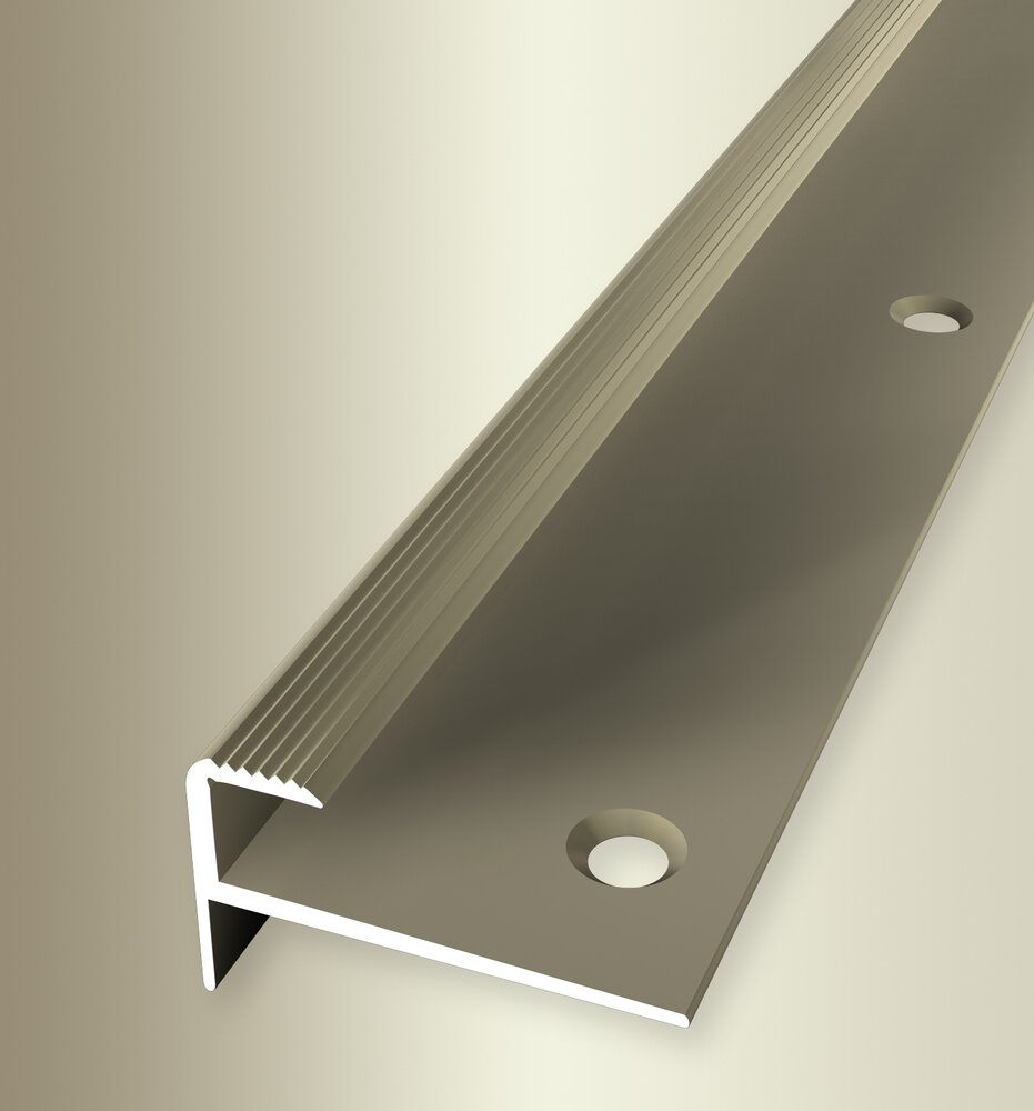 Küberit Alu Treppenkantenprofil Typ 808, 100 cm, sand (F9) Küberit Alu Treppenkantenprofil Typ 808, 100 cm, sand (F9)