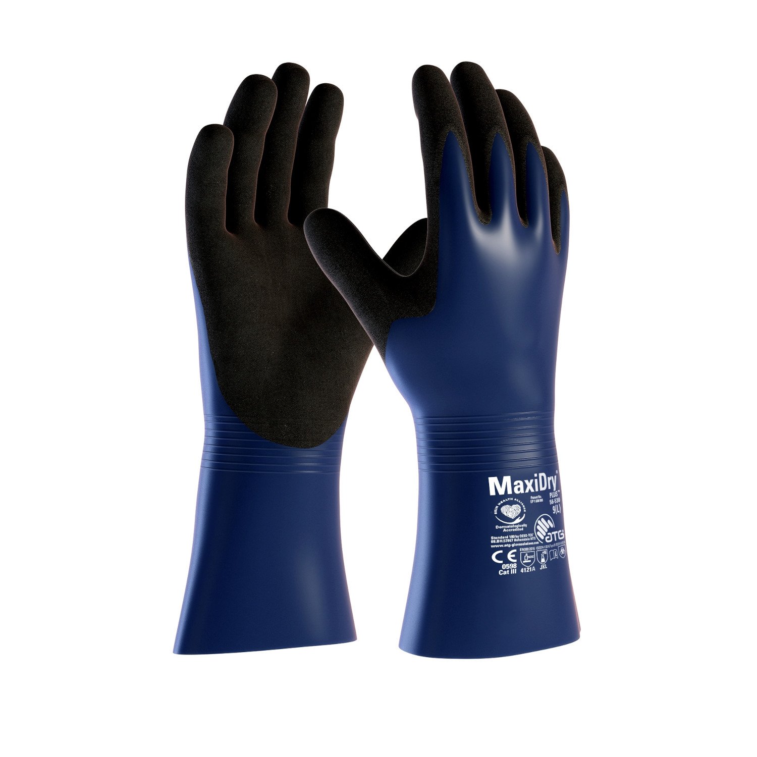 ATG® Chemikalienschutz-Handschuhe MaxiDry® Plus™ (56-530), Gr. 10