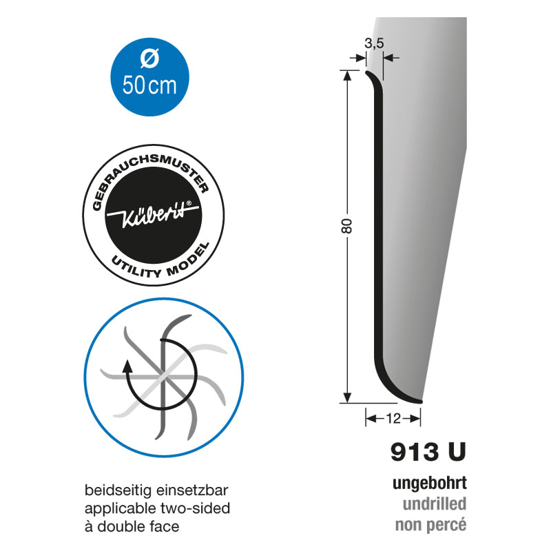 Küberit Alu Sockelleiste Typ 913U Küberit Alu Sockelleiste Typ 913U
