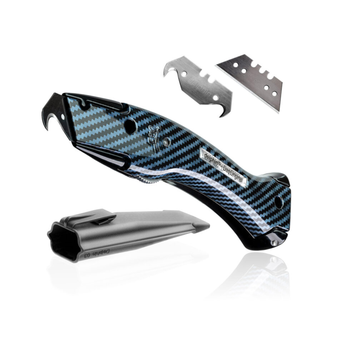 Delphin® 03 - Universalmesser Das Original, mattschwarz/Carbon Delphin® 03 - Universalmesser Das Original, mattschwarz/Carbon