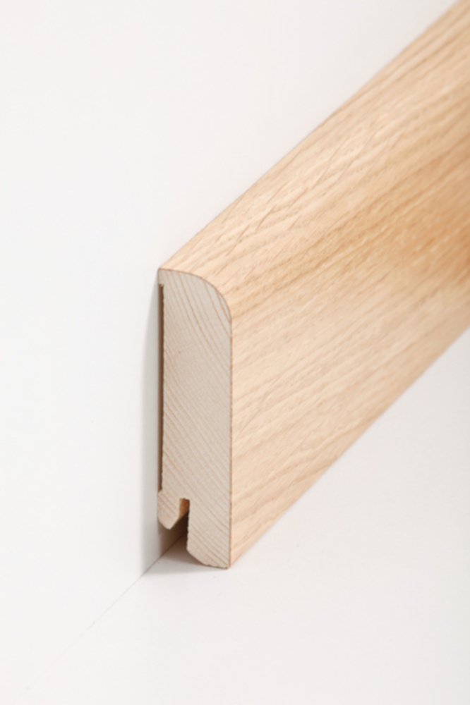 SÜDBROCK Holz-Fußleiste 20 x 80 mm , Eiche furniert (01), 250 cm SÜDBROCK Holz-Fußleiste 20 x 80 mm , Eiche furniert (01), 250 cm